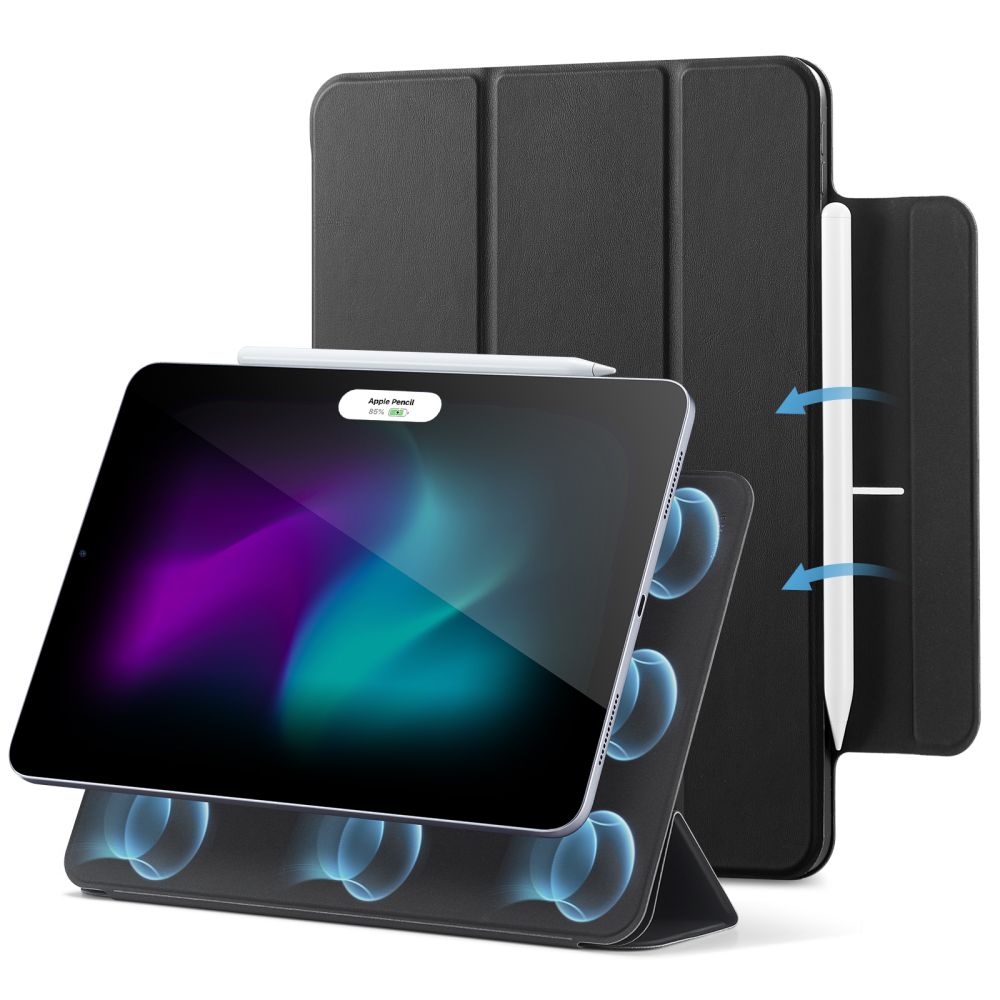 iPad Pro 11 5th Gen (2024) Rebound Magnetic Case Black