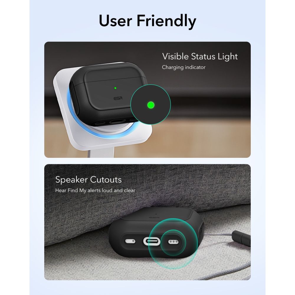 Apple AirPods Pro 3 Orbit HaloLock Magsafe Case Black