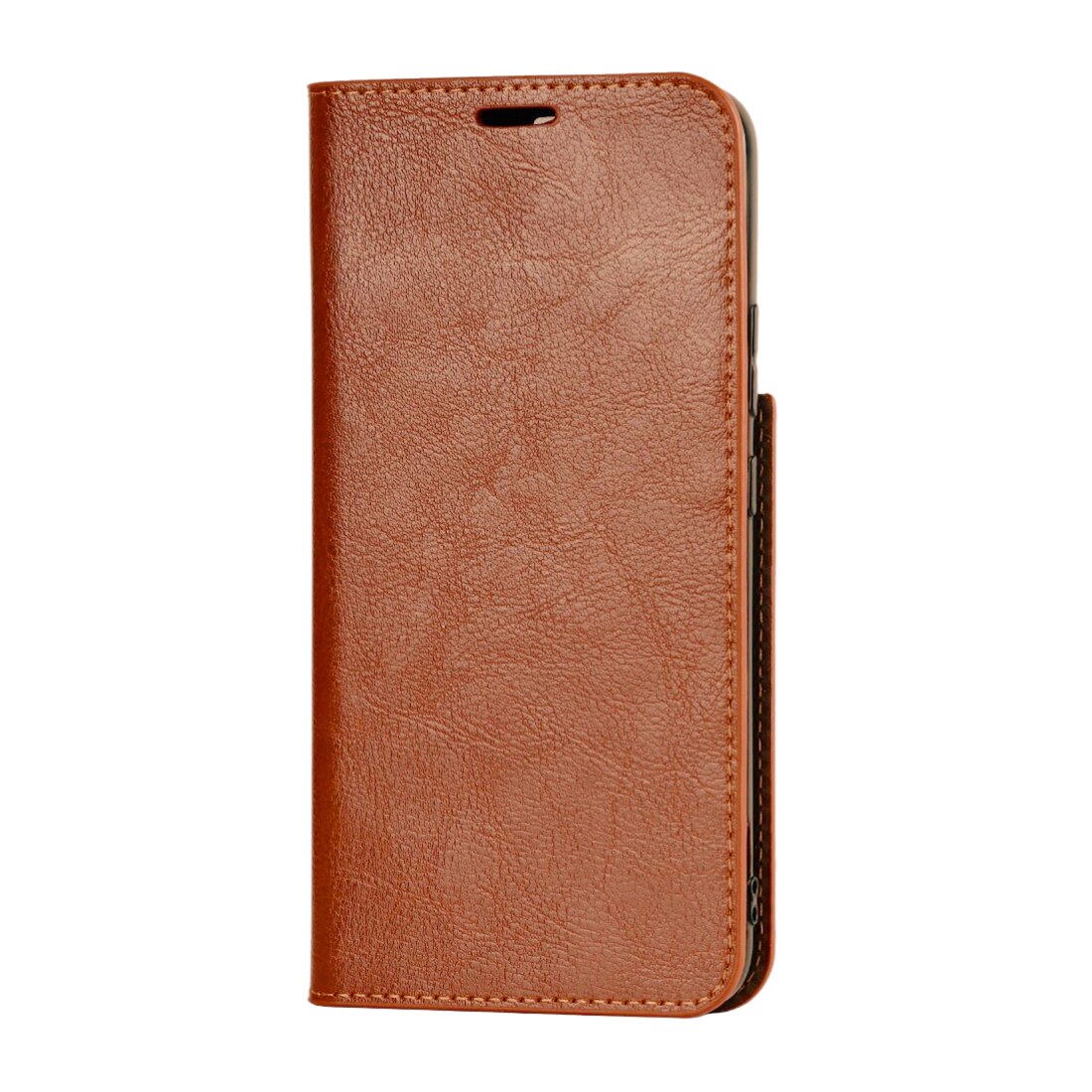 Samsung Galaxy S22 Genuine Leather Wallet Case Brown
