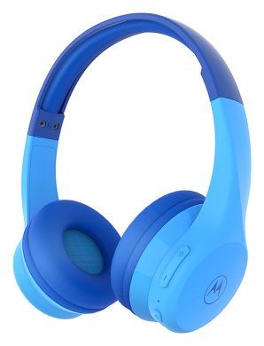 Moto JR300 On-Ear Wireless Kids Headphones Blue