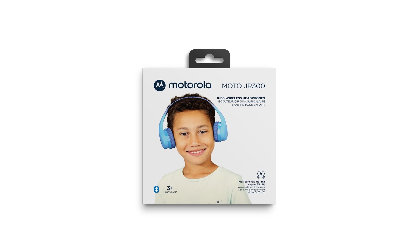 Moto JR300 On-Ear Wireless Kids Headphones Blue