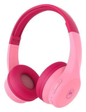 Moto JR300 On-Ear Wireless Kids Headphones Pink