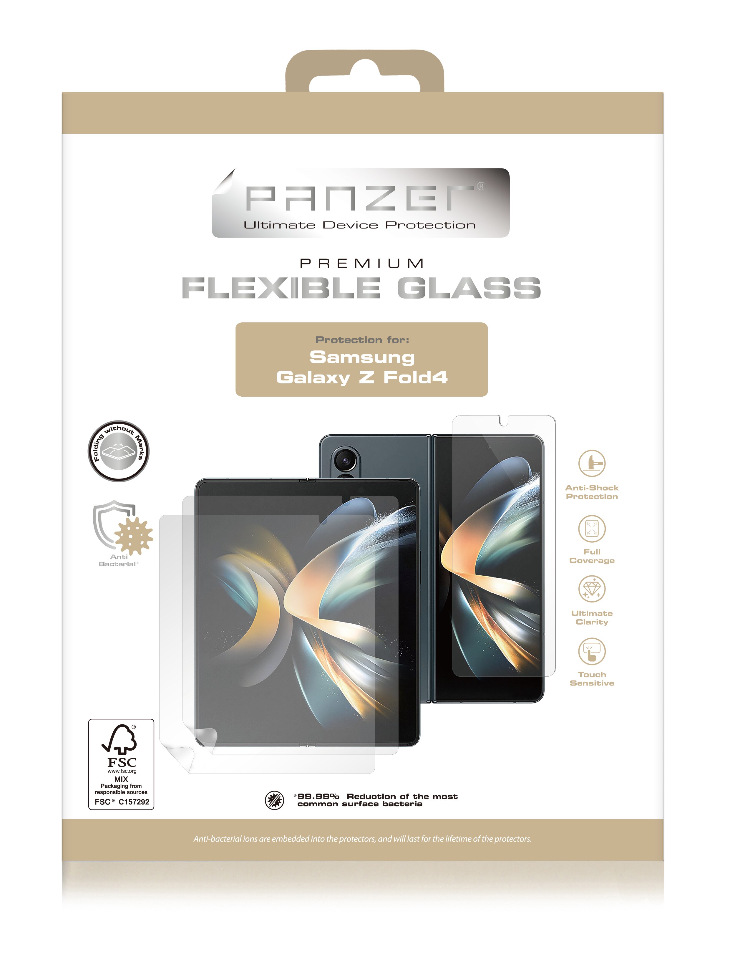 Samsung Galaxy Z Fold 4 Flex Hybrid Film (2-pack)