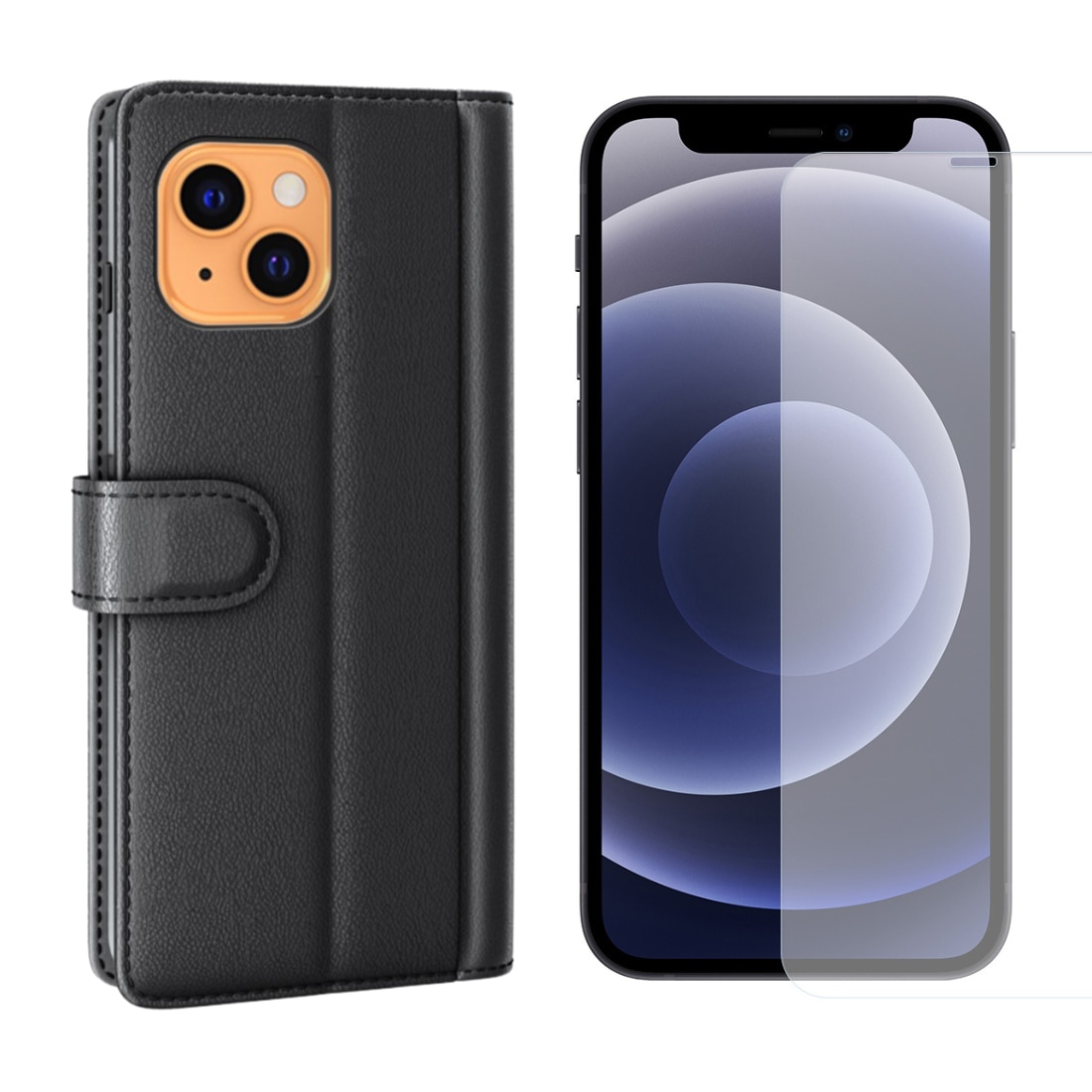 iPhone 13 Kit w. Wallet Case and Screen Protector