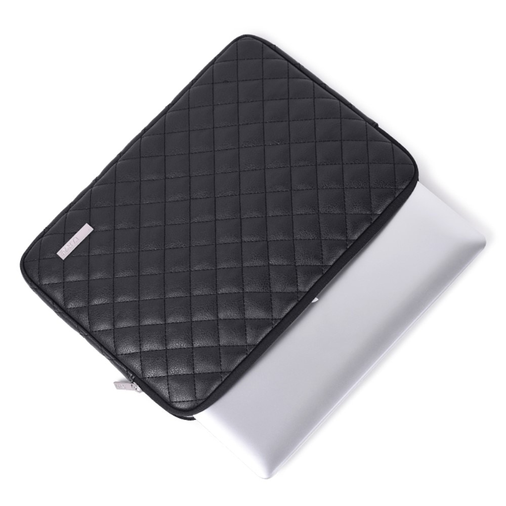 Quilted Laptop Case Black