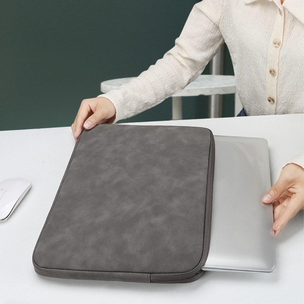 Laptop Leather Sleeve up to 13,3" Black