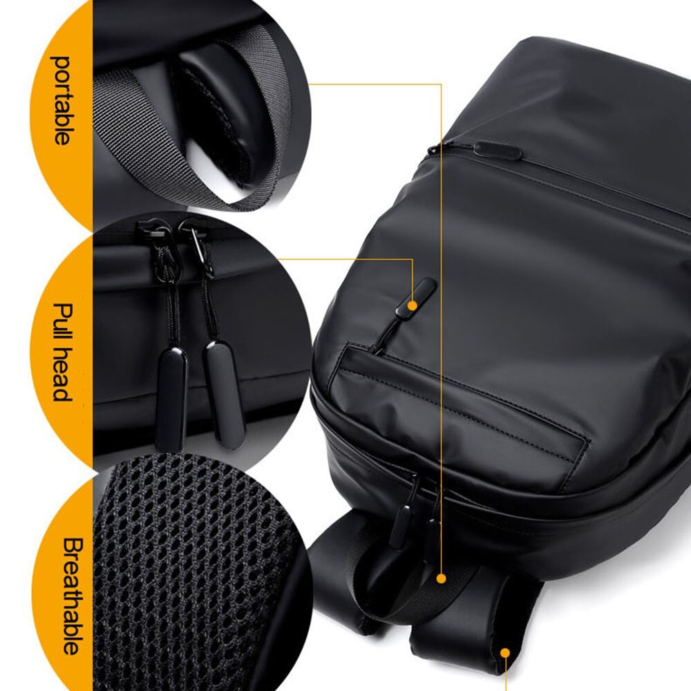 Water-resistant Backpack for Laptops up to 14 inches, Black