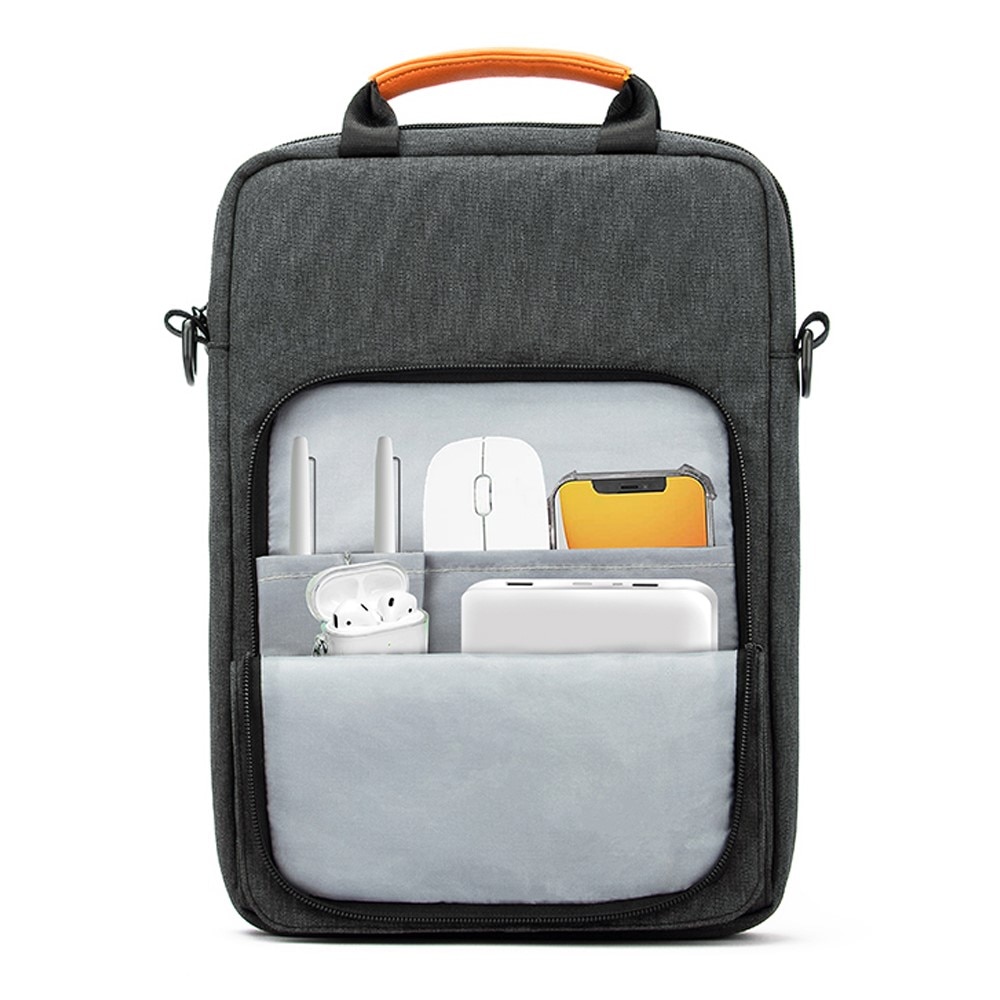 Bag with shoulder strap for 13.3" laptop/tablet Grey