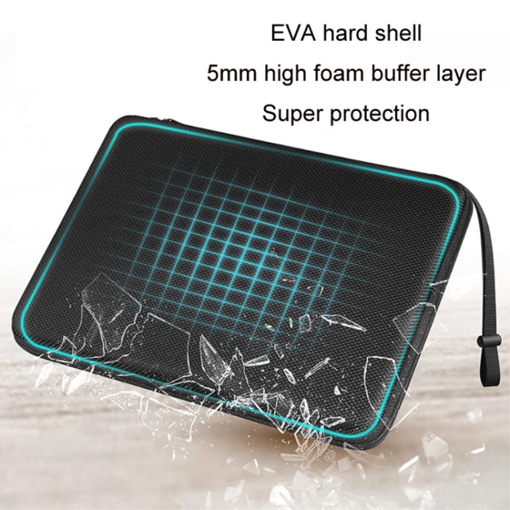 Shock-resistant EVA Laptop Case 13,3" Black