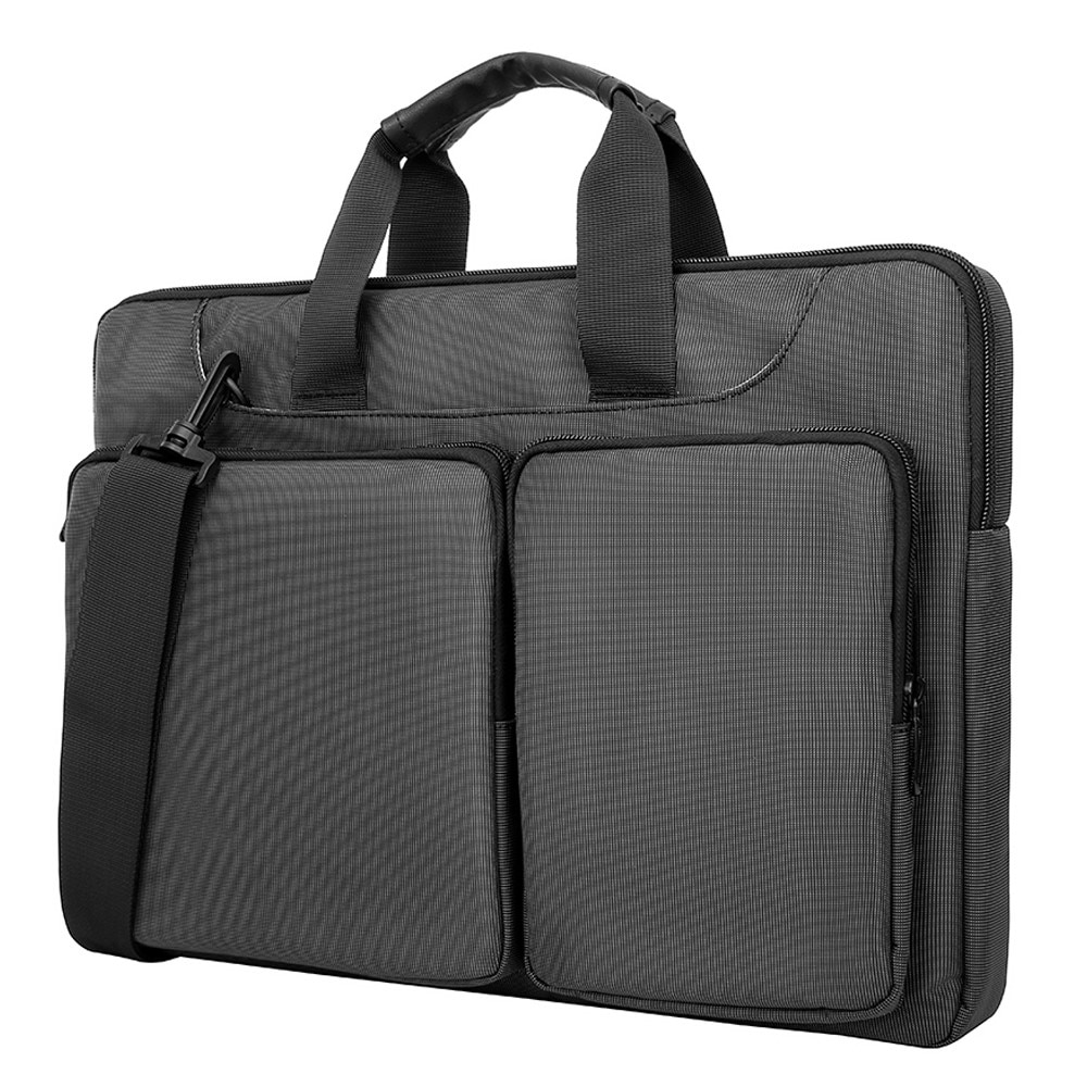 Laptop bag with shoulder strap and storage 13-14" Grey