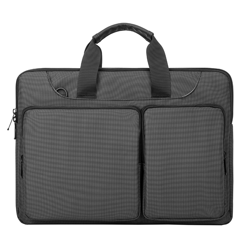 Laptop bag with shoulder strap and storage 13-14" Grey