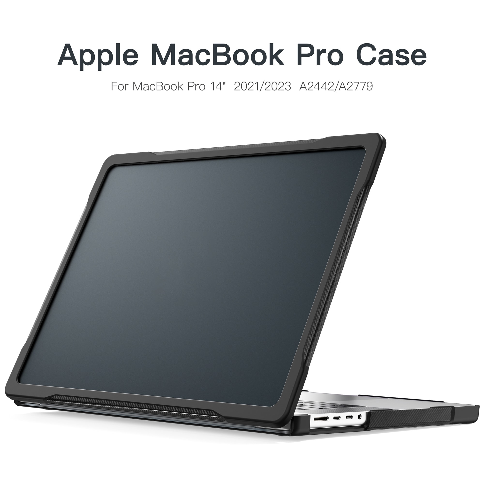 Stöttåligt Skal Apple MacBook Pro 14 2023 Svart