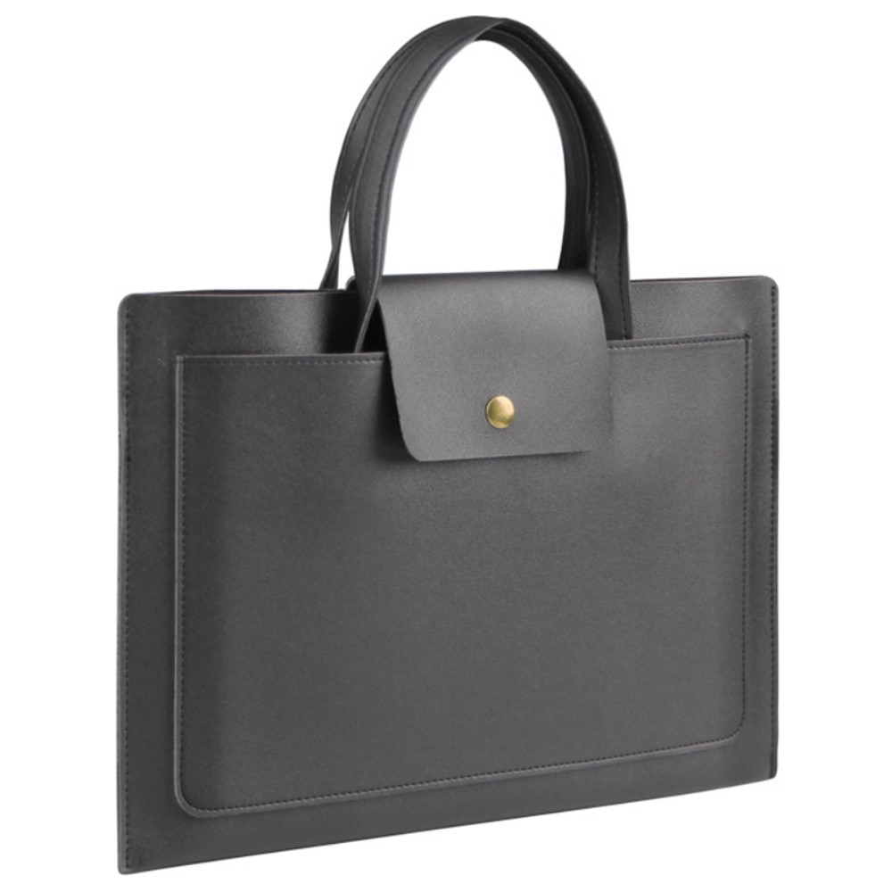 Sleek Laptop Bag with Handles 14" Black
