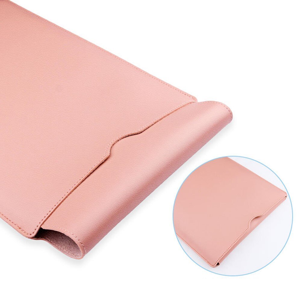 Laptop Sleeve Leather 14" Pink