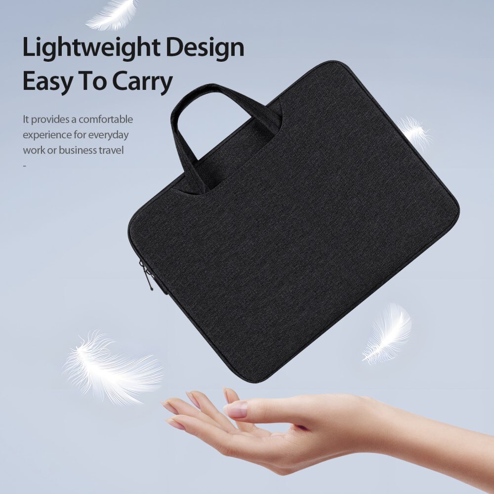 Shockproof Laptop Case with Handle 13.9" Black