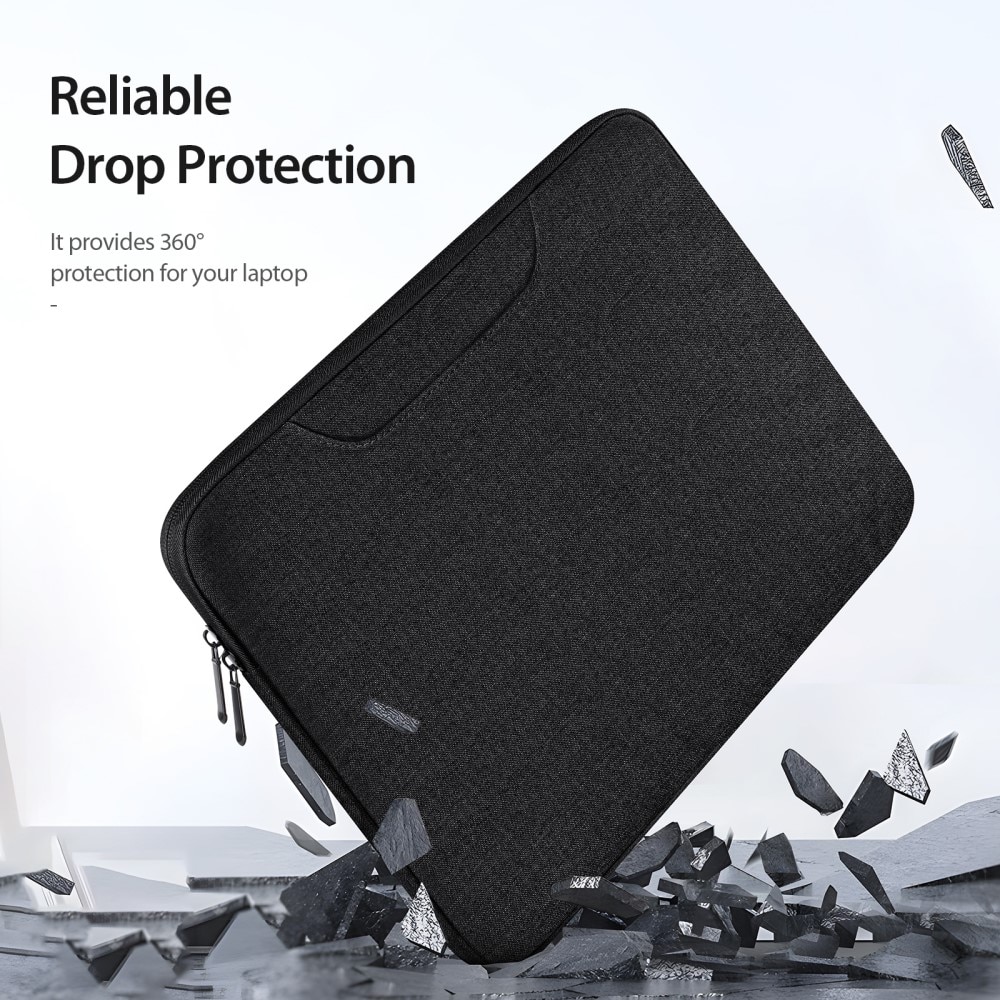 Shockproof Laptop Case with Handle 13.9" Black