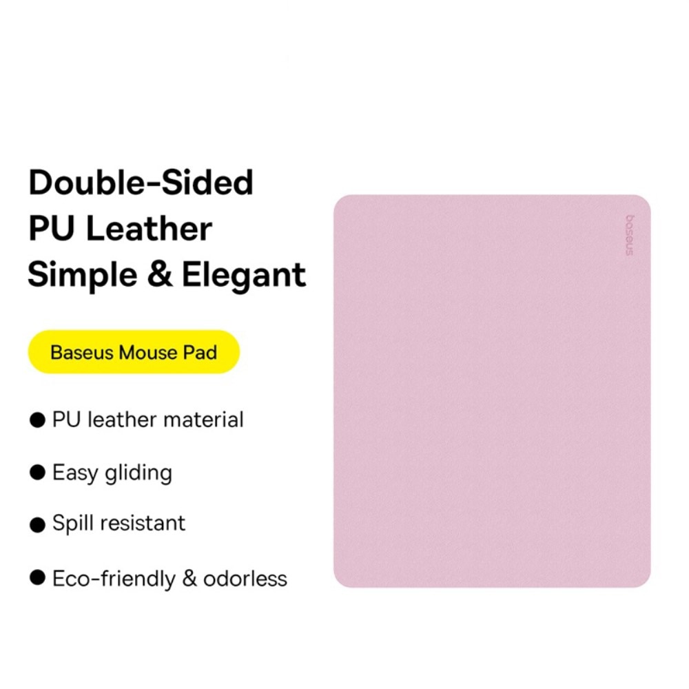 Leather Mousepad Pink