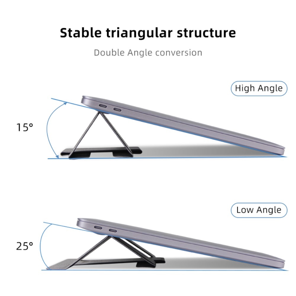 Foldable Stand for Laptop Grey