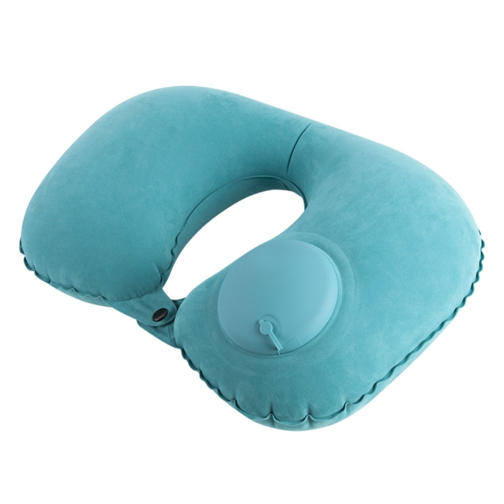 Inflatable Neck Pillow Blue