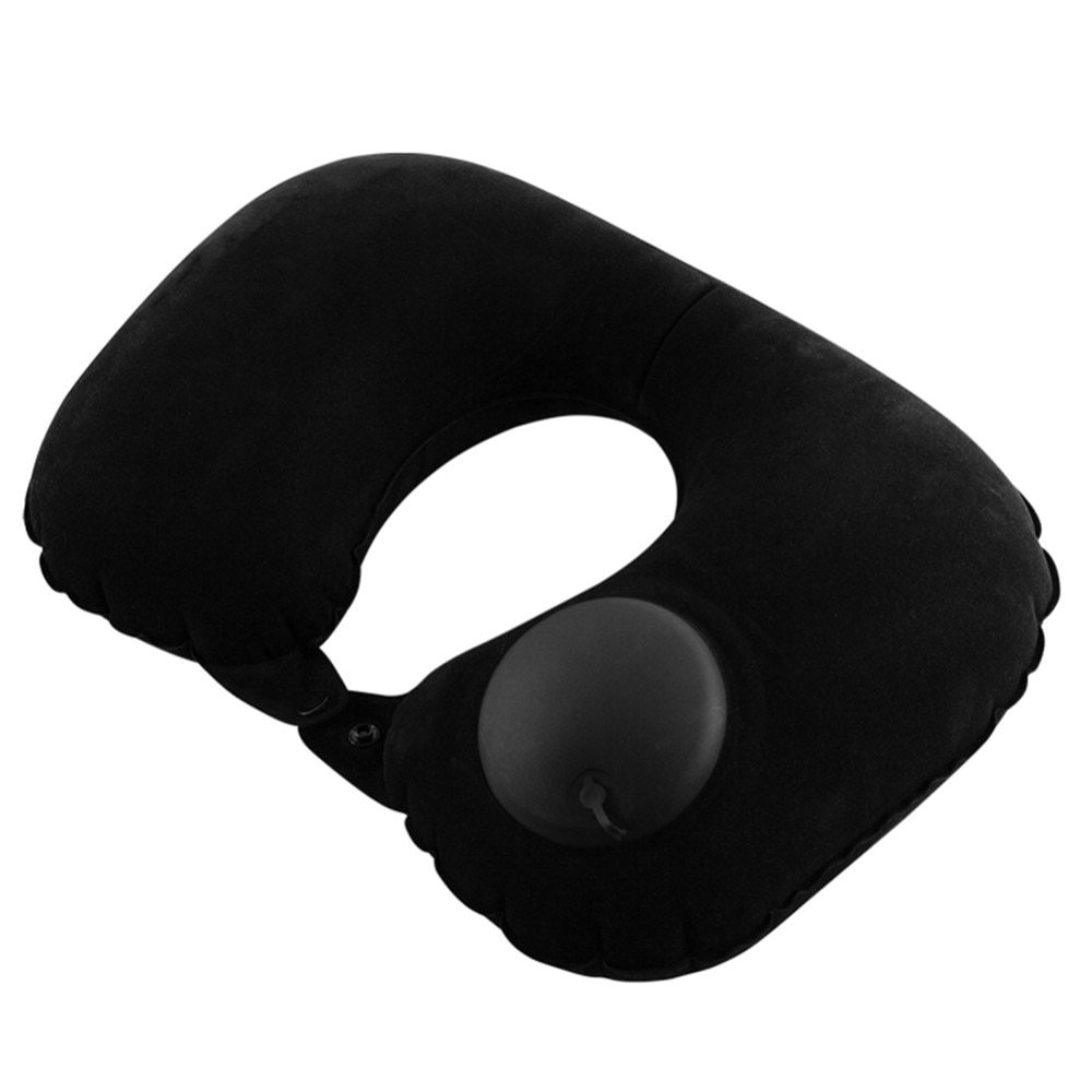 Inflatable Neck Pillow Black