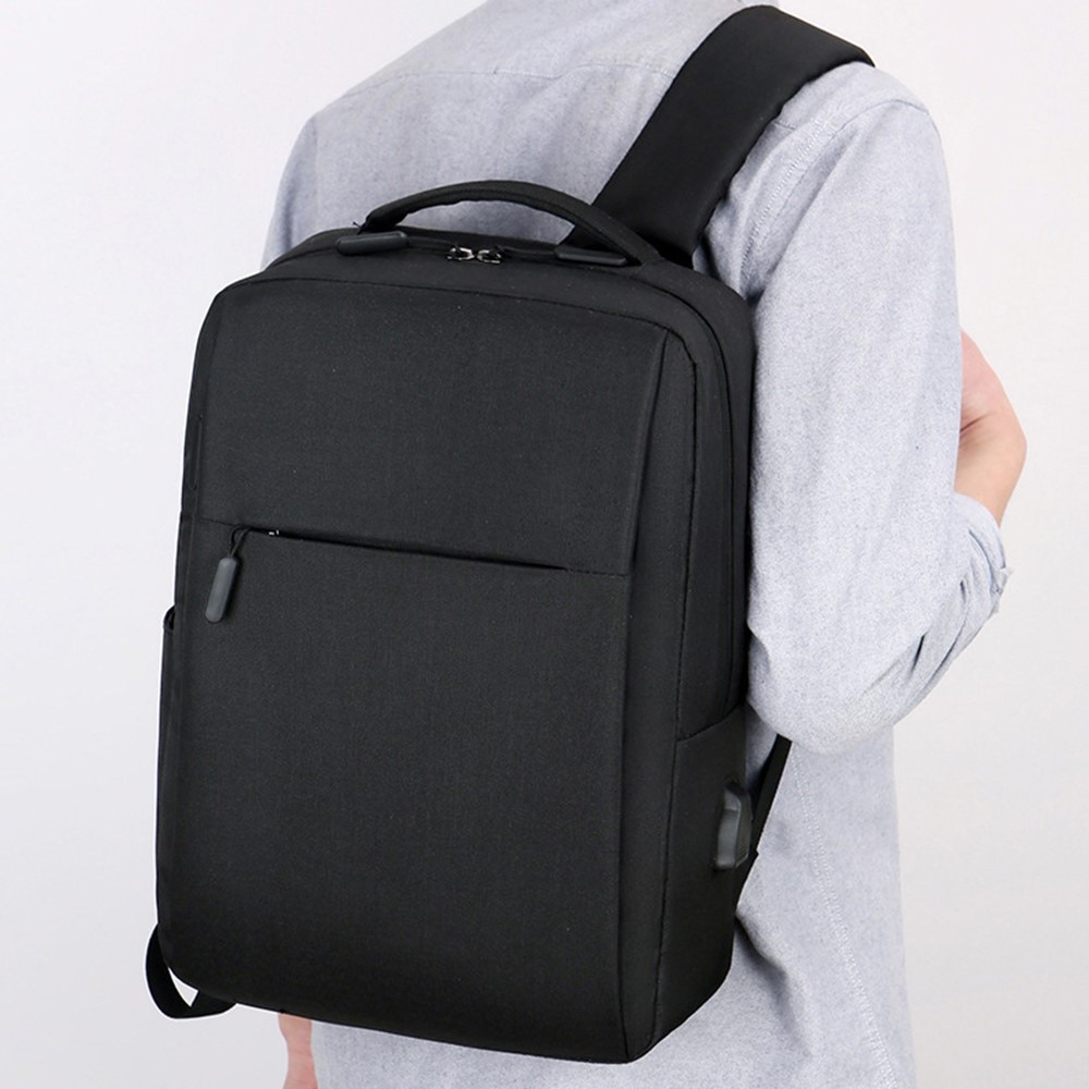 Water-resistant Nylon Backpack for Laptops up to 16 inches, Black