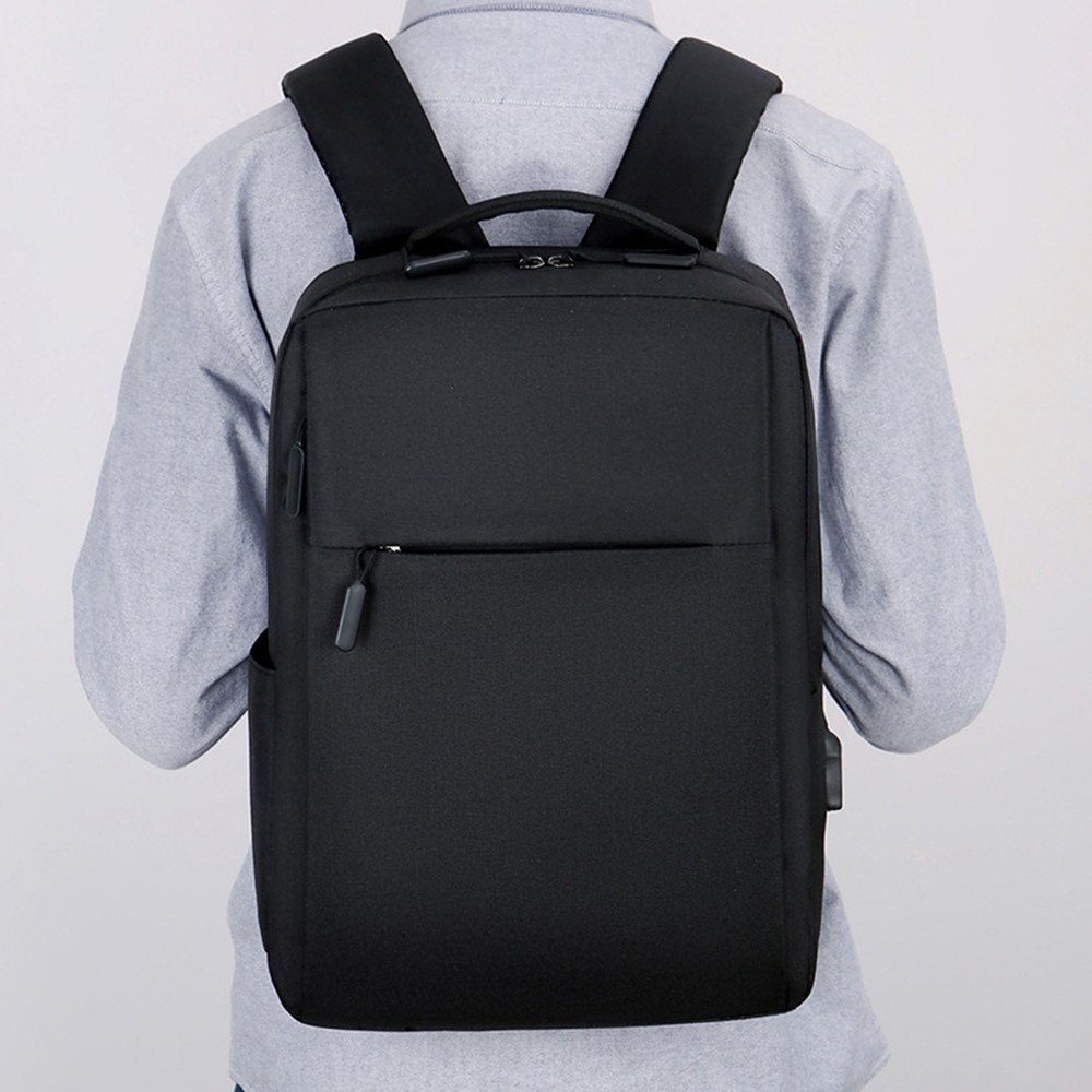 Water-resistant Nylon Backpack for Laptops up to 16 inches, Black