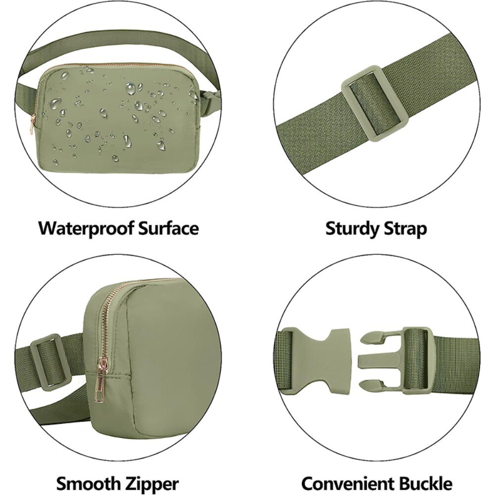 Crossbody Bag Nylon Green