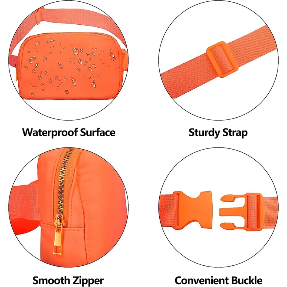 Crossbody Bag Nylon Orange