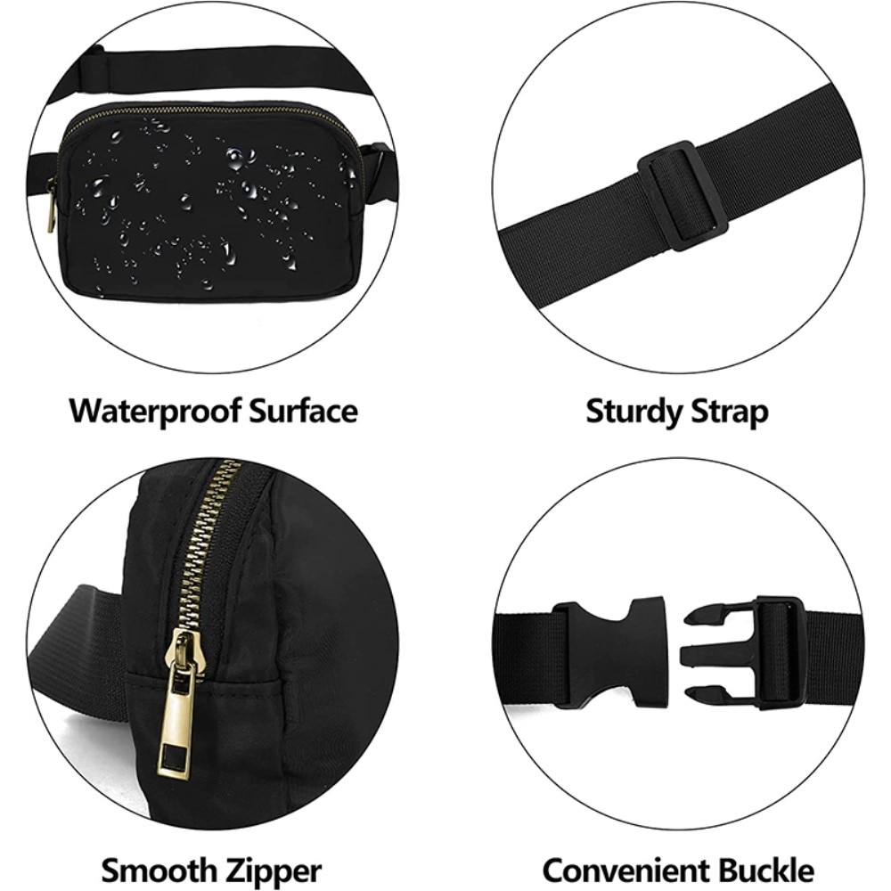 Crossbody Bag Nylon Black