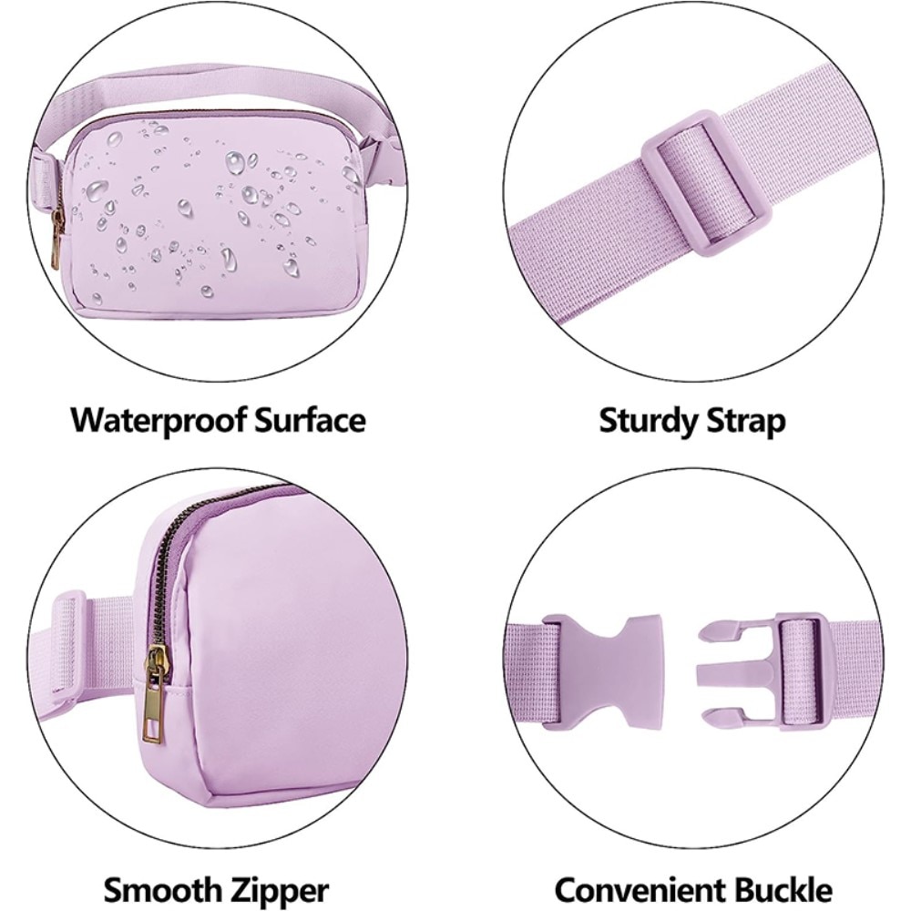 Crossbody Bag Nylon Purple