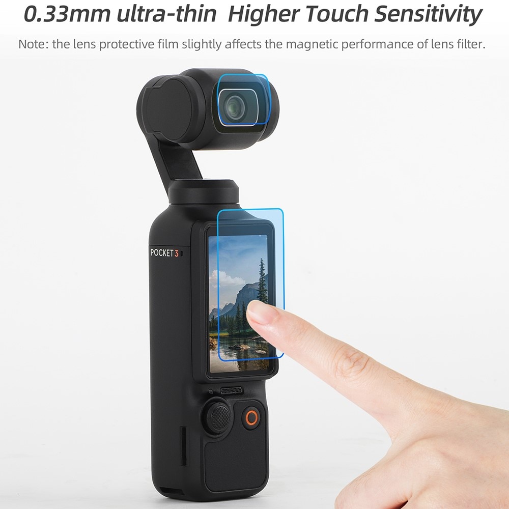 Tempered Glass Screen & Camera Protector DJI Osmo Pocket 3