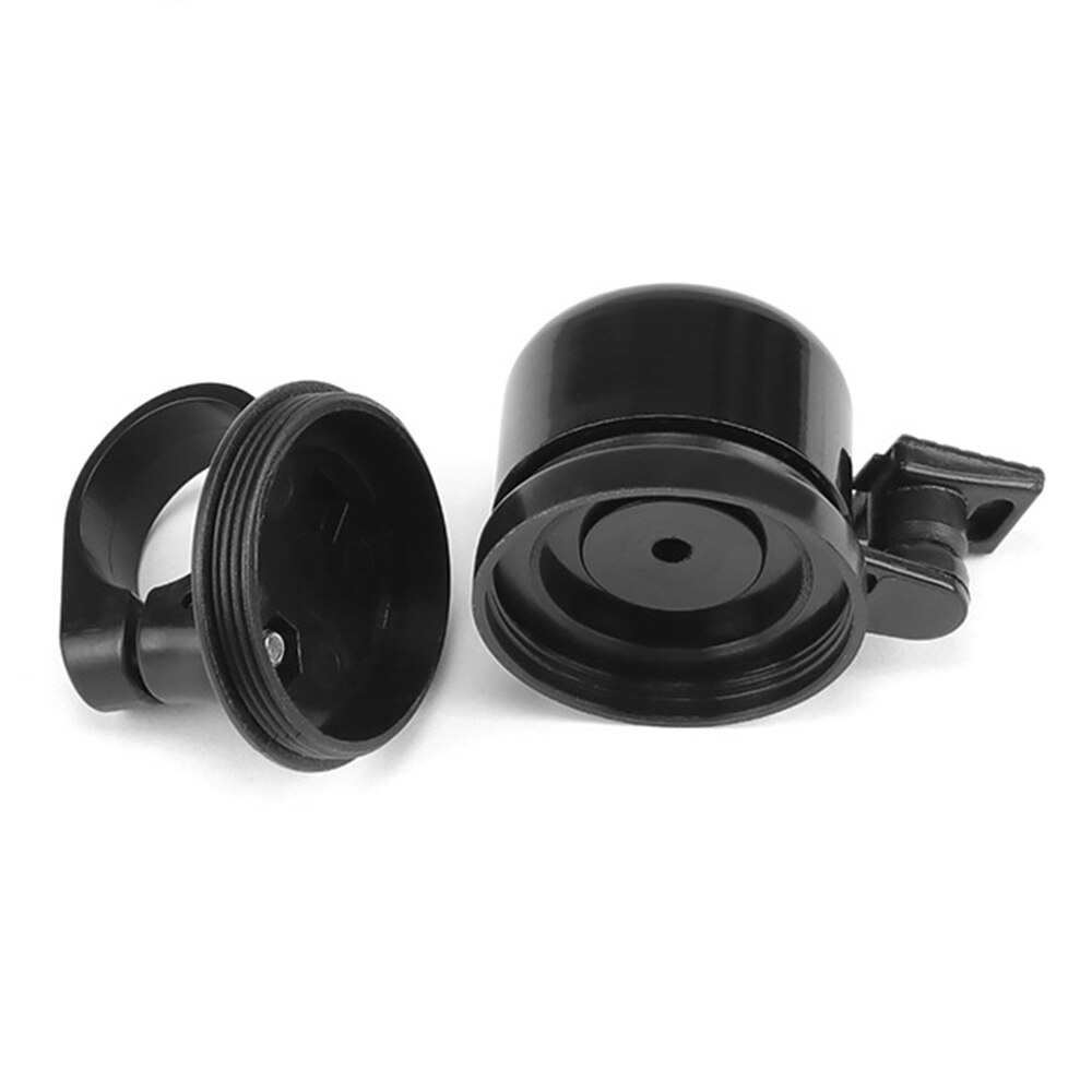 Bicycle Bell with Apple AirTag Holder Black