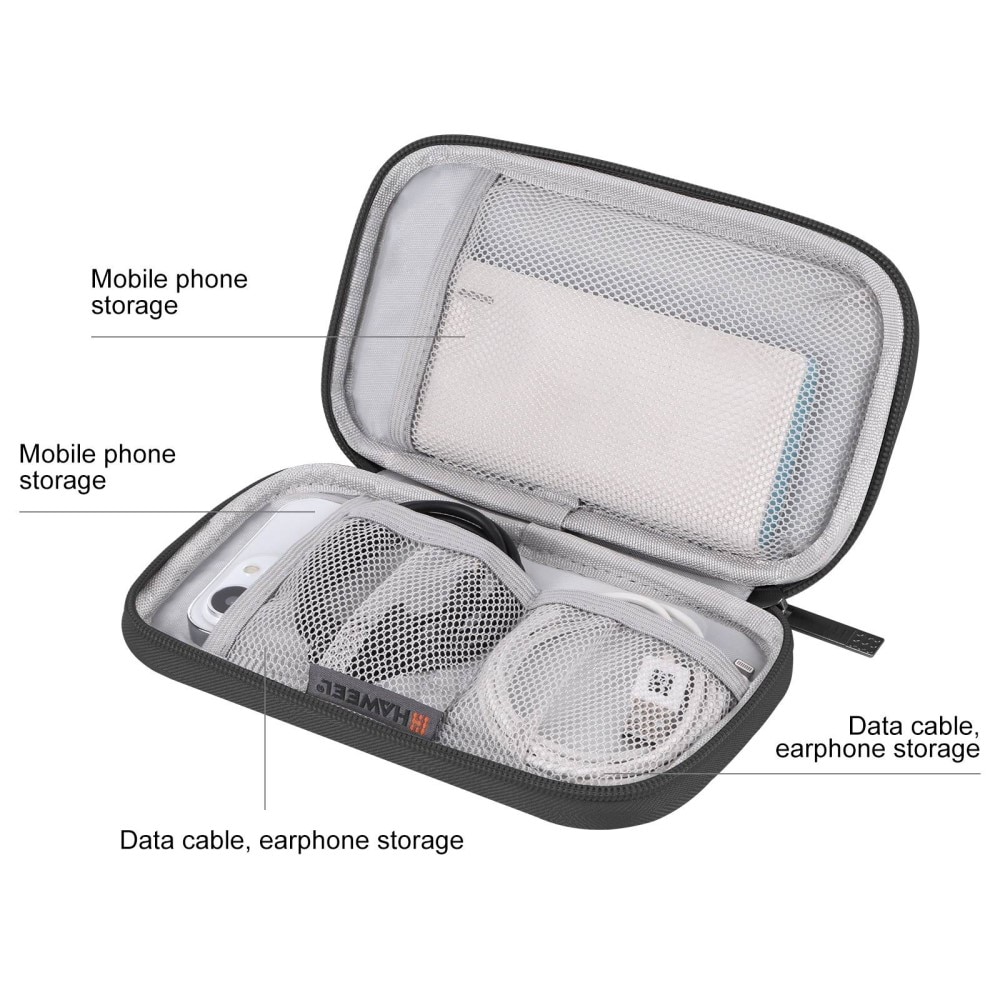 Case for Cables and accessories Black