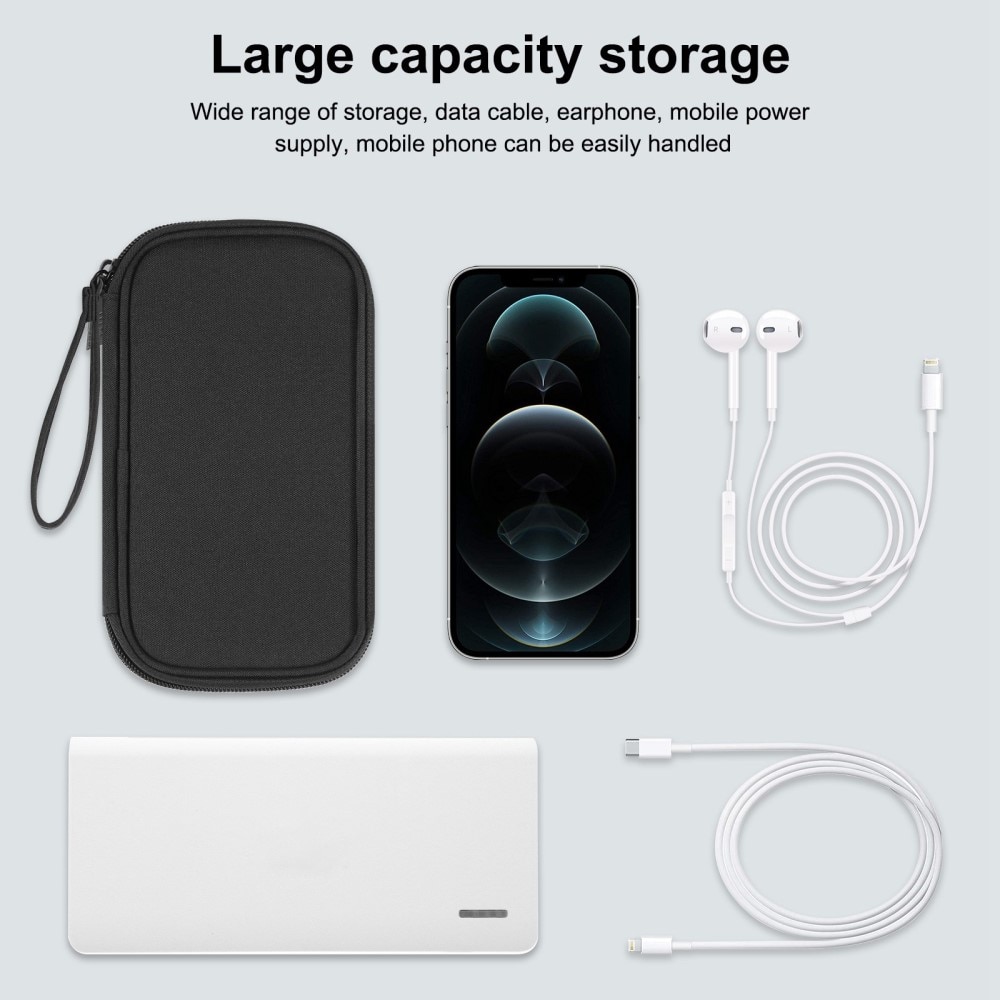 Case for Cables and accessories Black