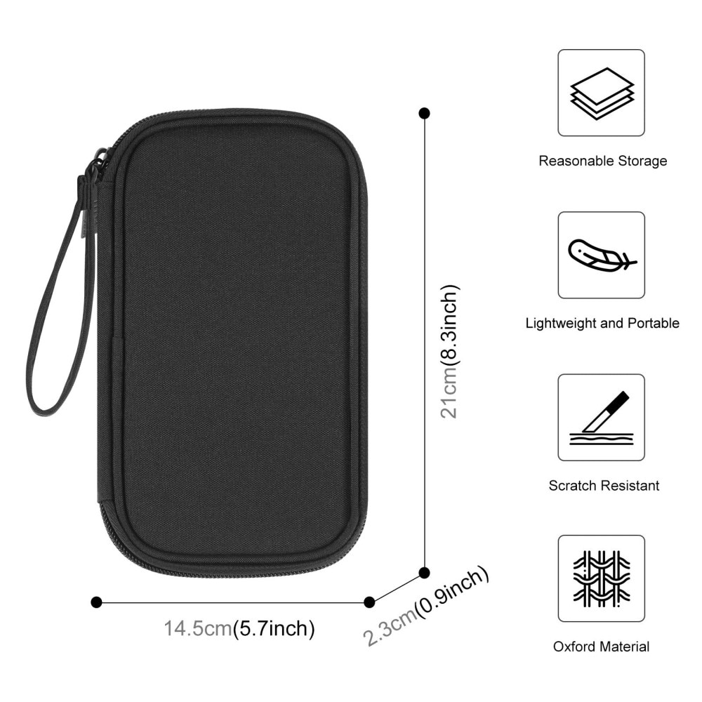 Case for Cables and accessories Black