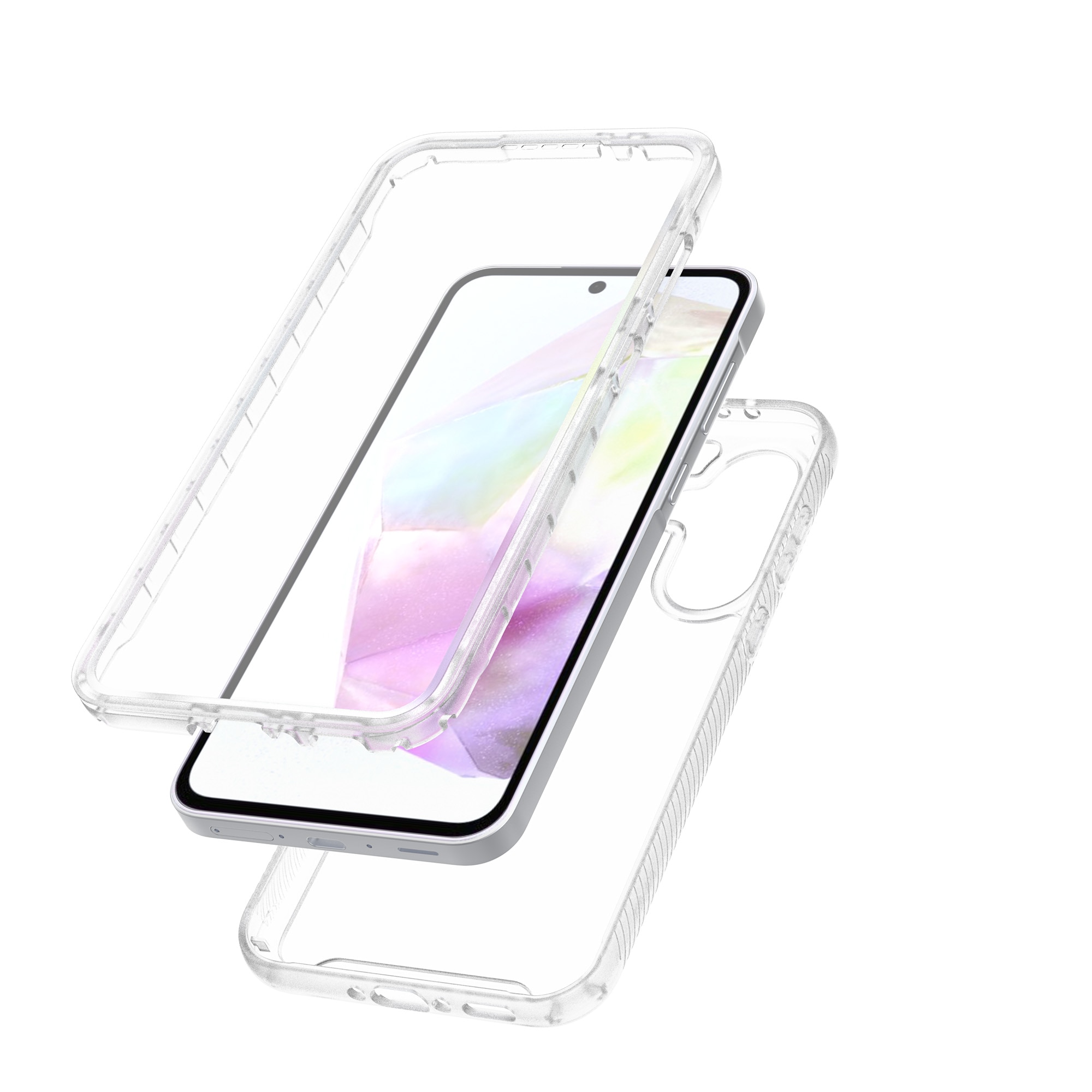 Samsung Galaxy A56 Full Protection Case Transparent