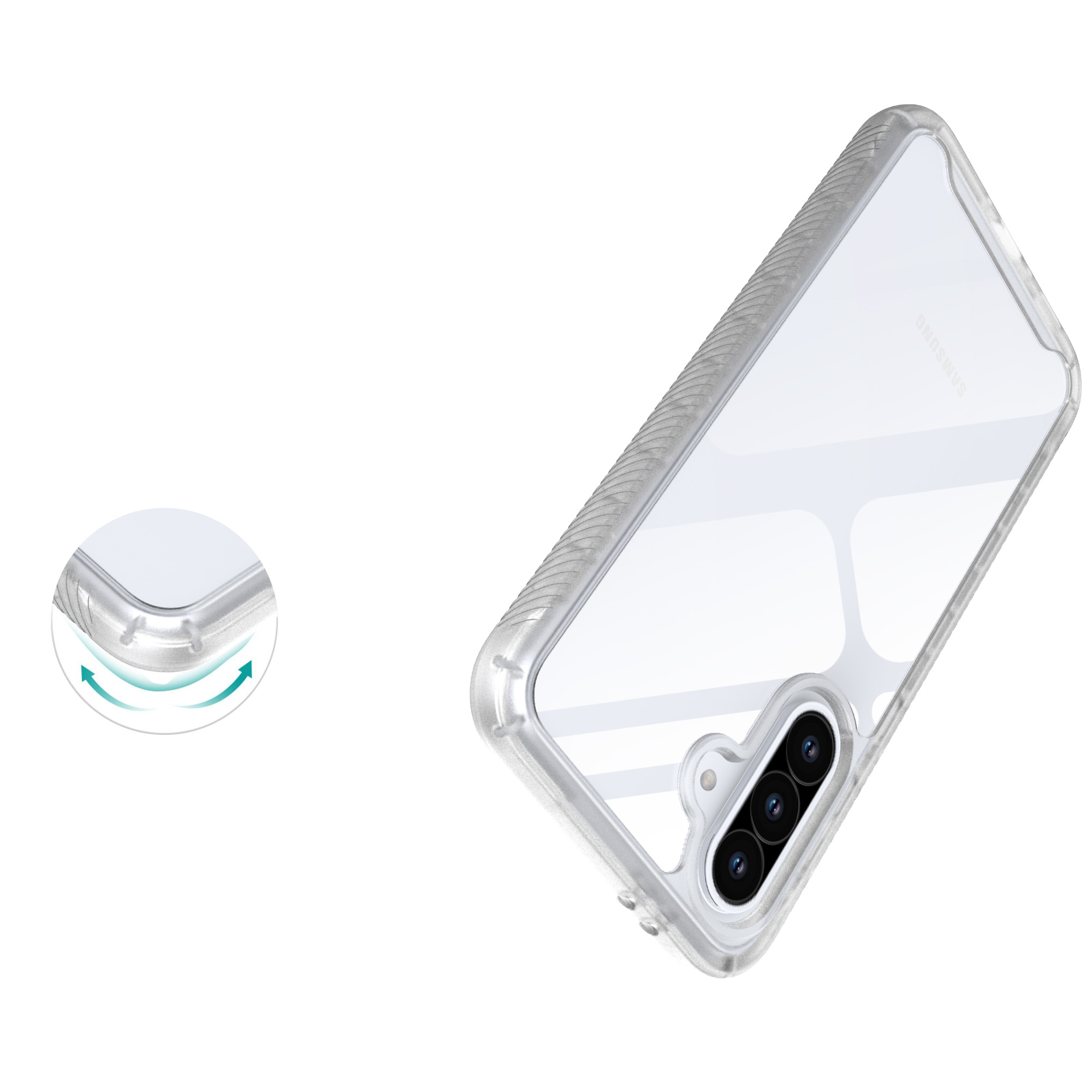 Samsung Galaxy A56 Full Protection Case Transparent