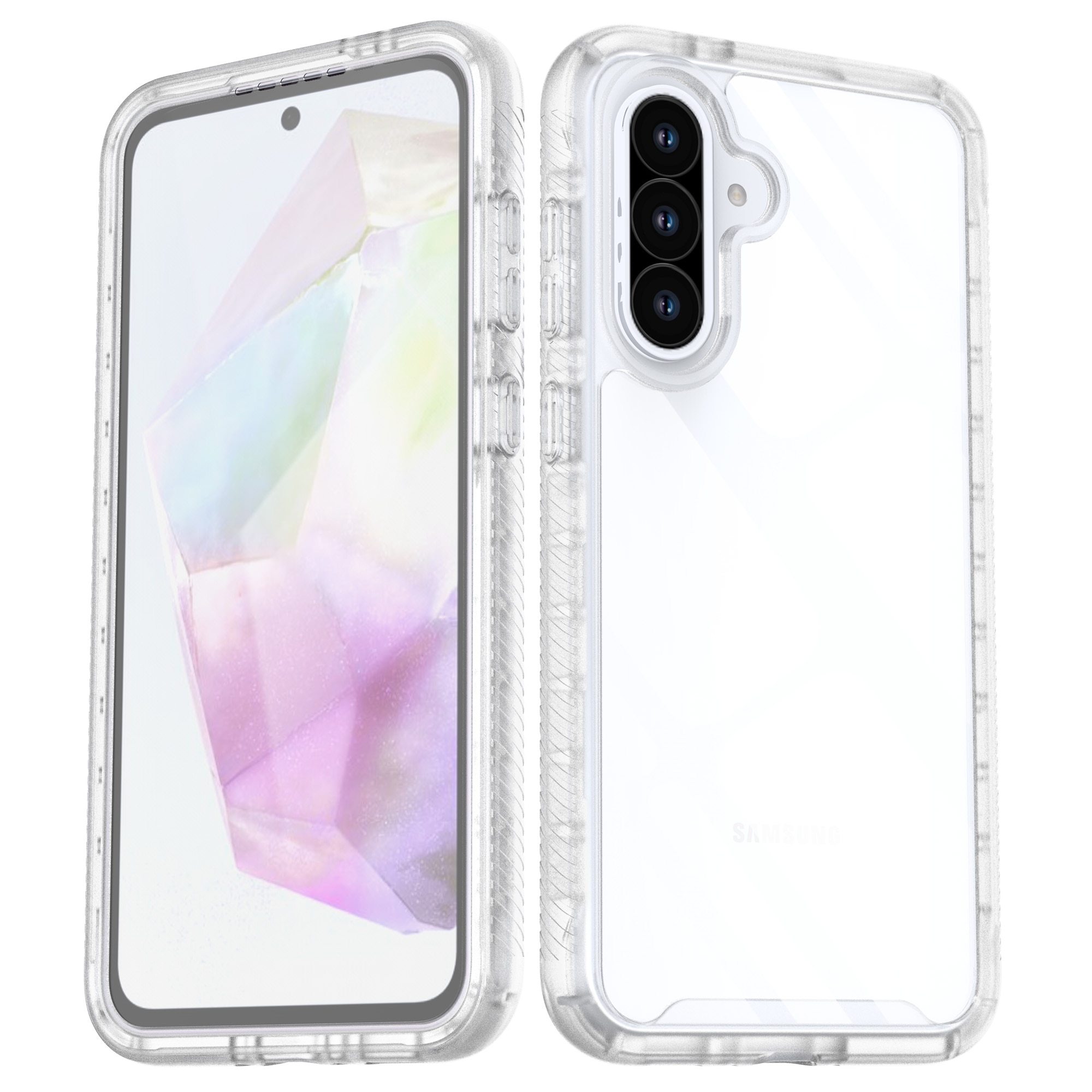 Samsung Galaxy A56 Full Protection Case Transparent