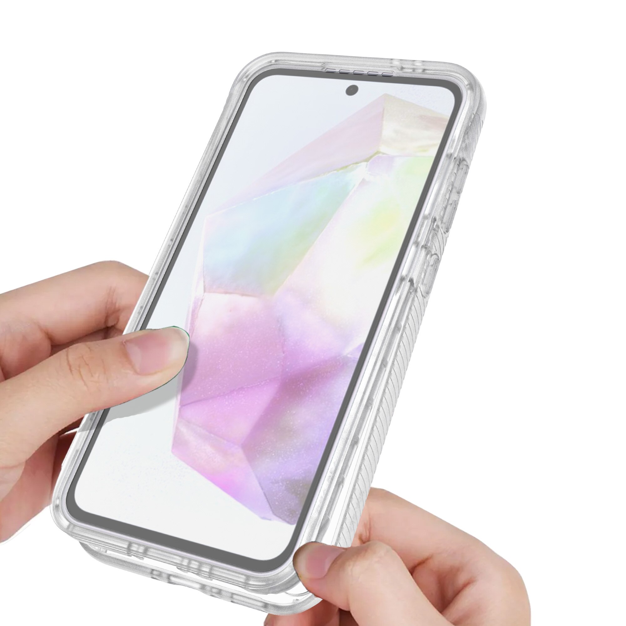 Samsung Galaxy A56 Full Protection Case Transparent