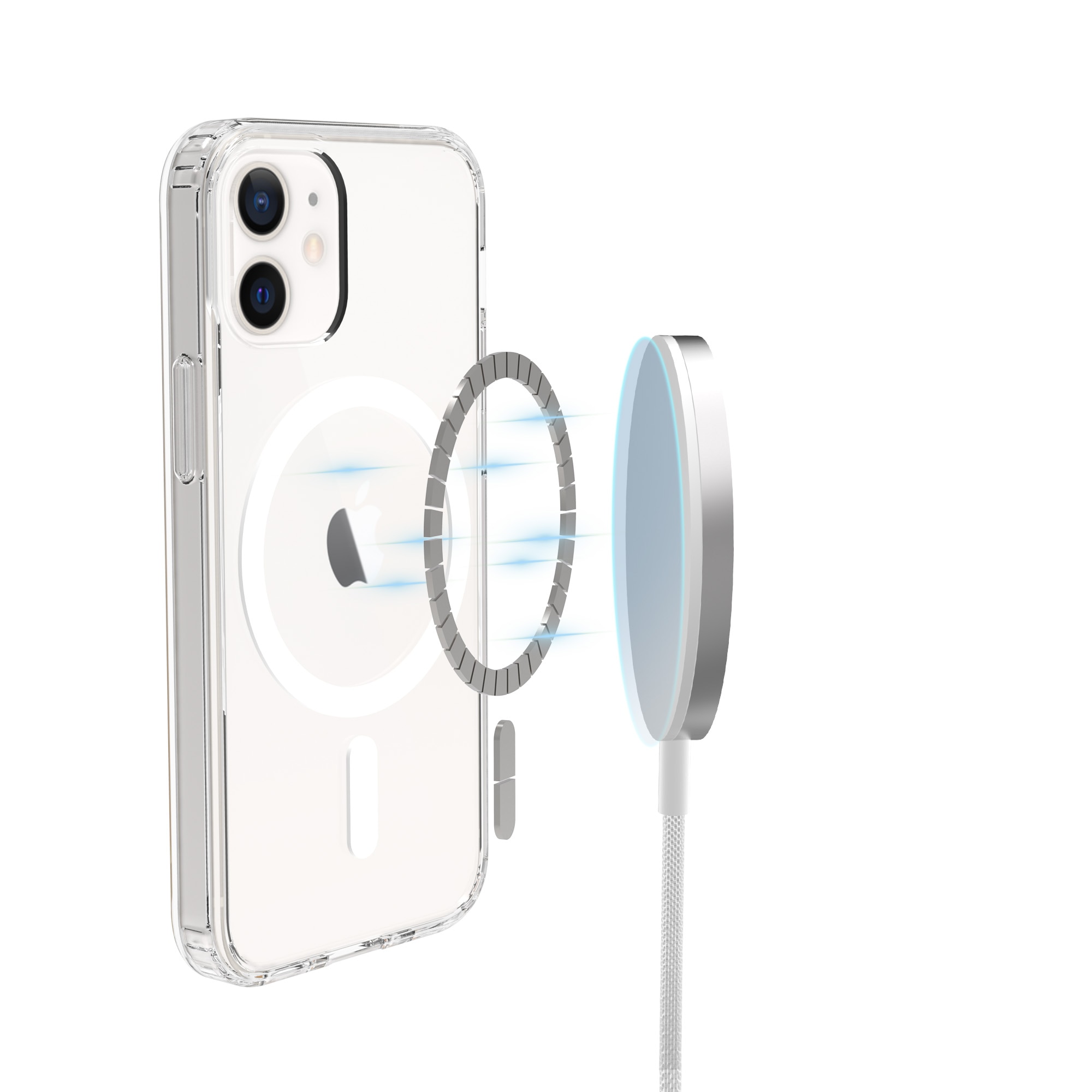 Hybrid Case MagSafe iPhone 12/iPhone 12 Pro Transparent