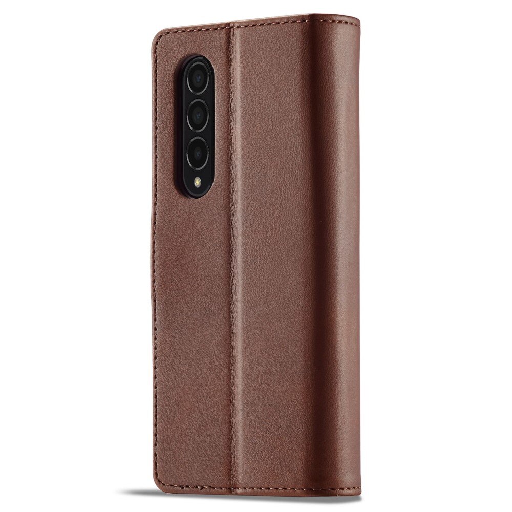 Samsung Galaxy Z Fold 4 Wallet Case Brown