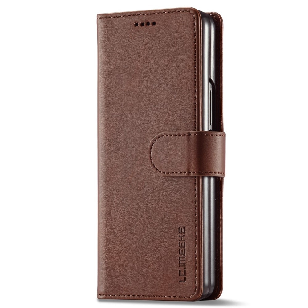 Samsung Galaxy Z Fold 4 Wallet Case Brown