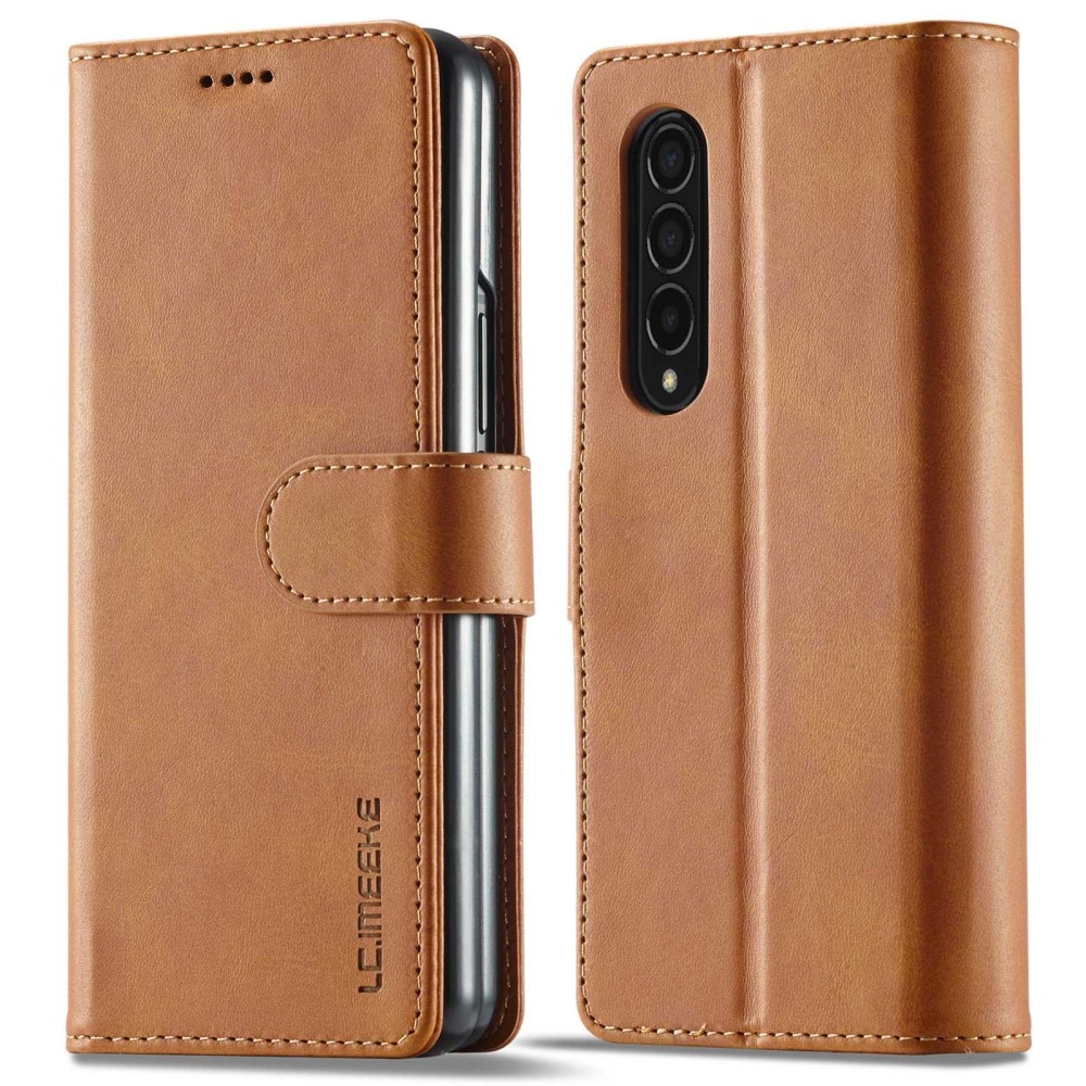 Samsung Galaxy Z Fold 4 Wallet Case Cognac