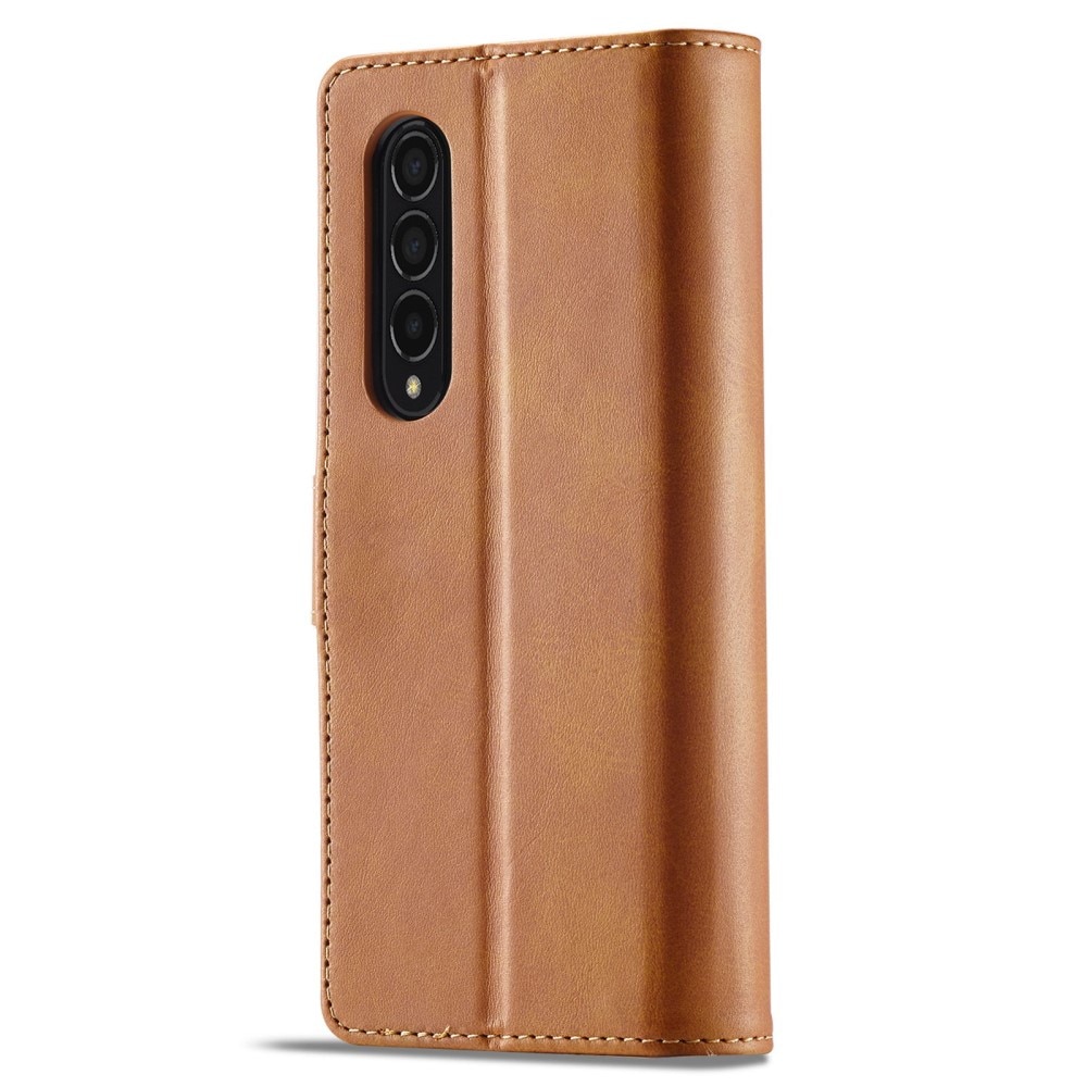 Samsung Galaxy Z Fold 4 Wallet Case Cognac