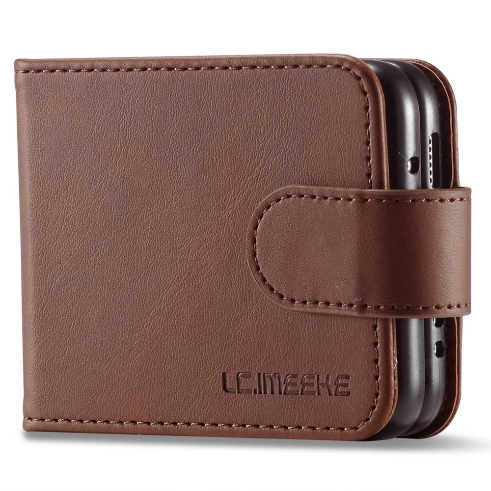 Samsung Galaxy Z Flip 4 Wallet Case Brown