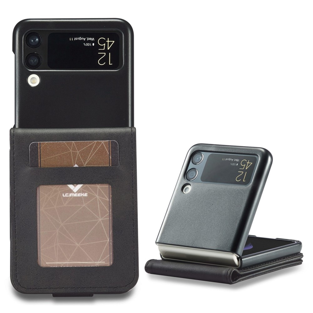 Samsung Galaxy Z Flip 4 Wallet Case Black