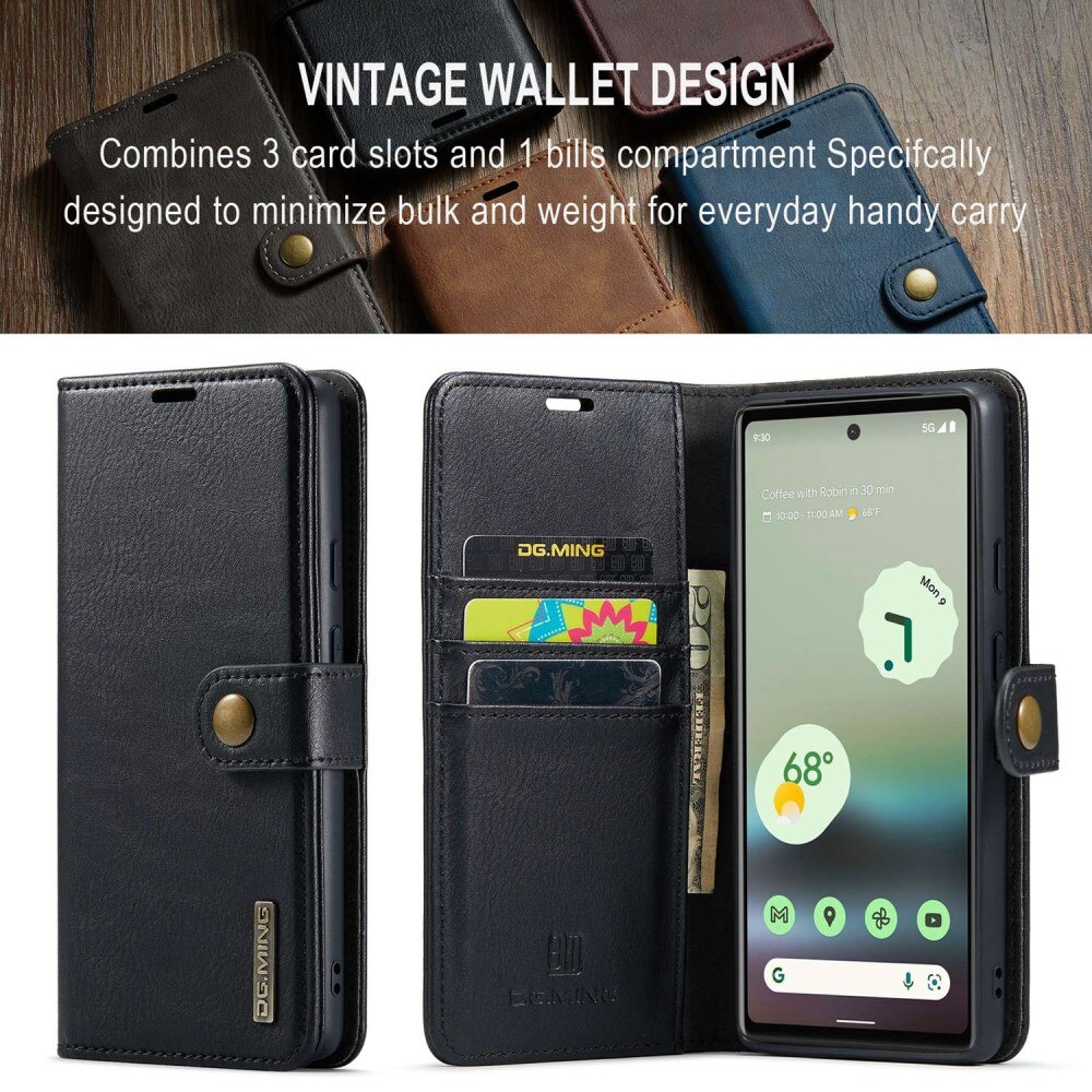 Google Pixel 6a Magnet Wallet Black