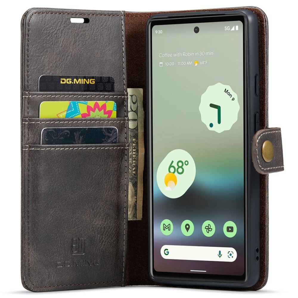 Google Pixel 6a Magnet Wallet Brown