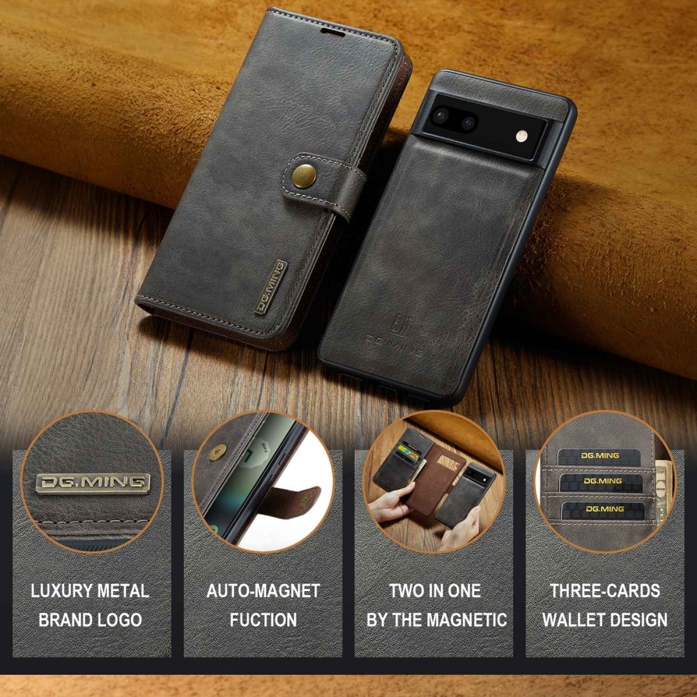 Google Pixel 6a Magnet Wallet Brown