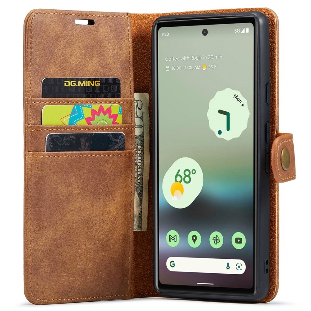 Google Pixel 6a Magnet Wallet Cognac